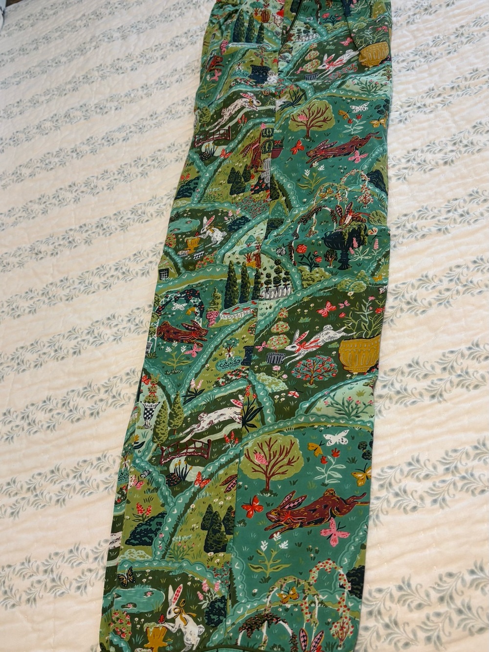Printfresh Rabbit Wonderland Long Pajama Set - Picture 2 of 2